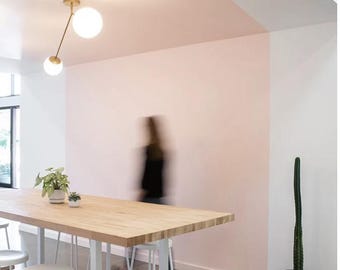 Mid-Century Modern Chandelier: Asymmetrical Globe Light - Raw Brass, Black, White