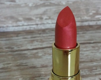 All Natural LipStick- Cape Coral- Pinkish Orange Coral-Made with Hemp Seed Oil Rich Full Coverage, Nourishing and Creamy