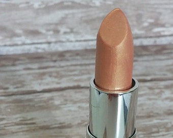 All Natural Lipstick- Egyptian Gold- Sheer Glitter Gold- Moisturizing and Hydrating- Beach Goddess Friendly- Glittery with High Shine