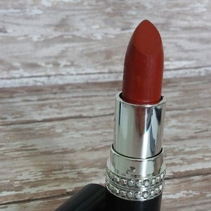 All Natural LipStick- Indian Spice- Matte Brick Red- Lip Stain, Long Lasting, Moisturizing and Hydrating, Color-Rich, Opaque