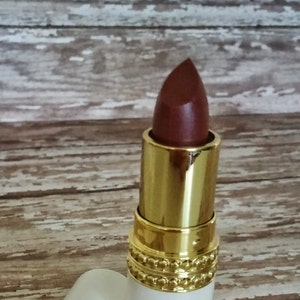All Natural Lipstick-Lady Hawk- Matte Deep Brown with Reflective Blue Properties, Rich and Decadant, Creamy, Moisturizing and Long Lasting