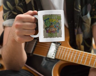 Music Coffee Mug, Classic Rock Gift, Guitarist Gift, Musician Gift, Gift for Musician, Rock and Roll Coffee Mug, Rock and roll coffee