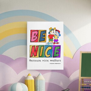be kind wall art, affirmation print, be kind printable,classroom poster, kindness wall art, playroom poster, playroom printable,
