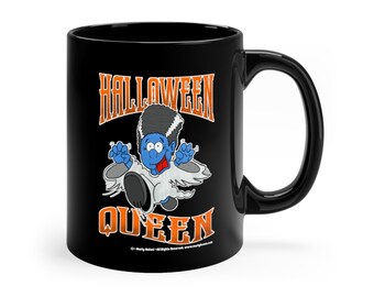 Halloween Queen, Halloween mug for mom, Cute Halloween Gift for Her, Cute Halloween Tee, Cute Halloween Monster, Halloween Funny Coffee Mug