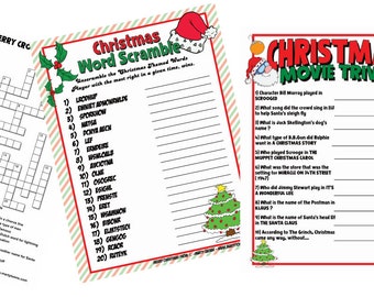 Christmas Activities,Holiday Games printable,Fun Christmas Game,Christmas Day Games,Printable Holiday Games,Christmas Printable Party Game