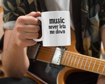 Coffee and Music Gift,I love Music,Music and Coffee,Music Lover,,music lover art,music fan, Music Heals Music Coffee Mug,Musician Coffee Mug