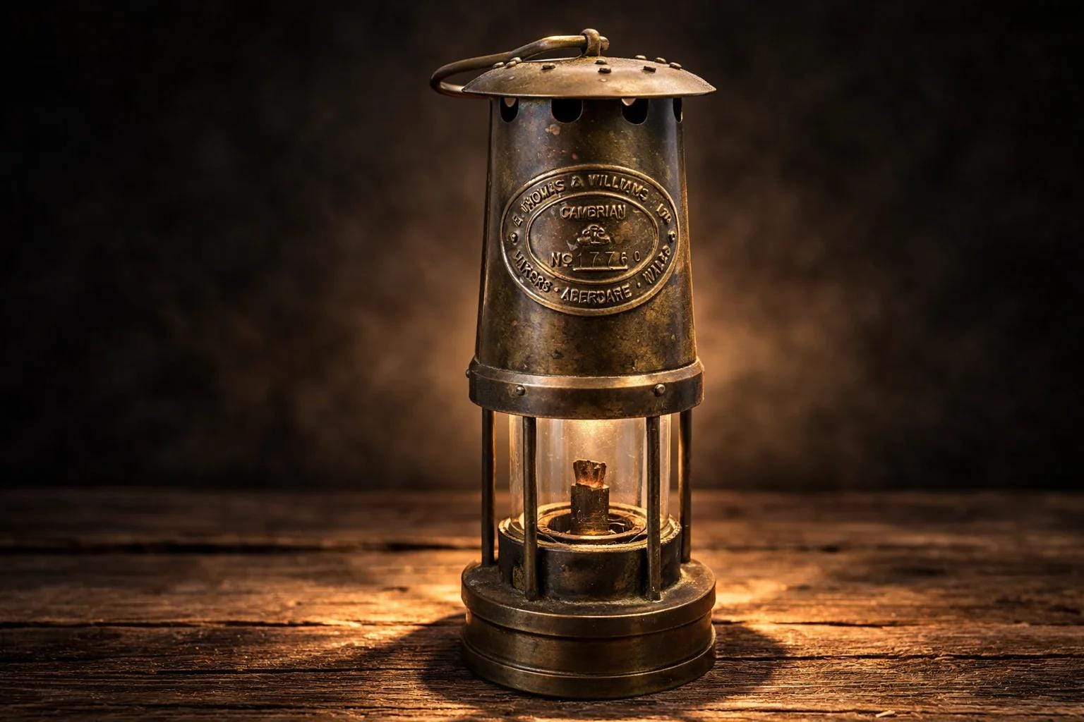 E Thomas and Williams Miners Lamp - Etsy