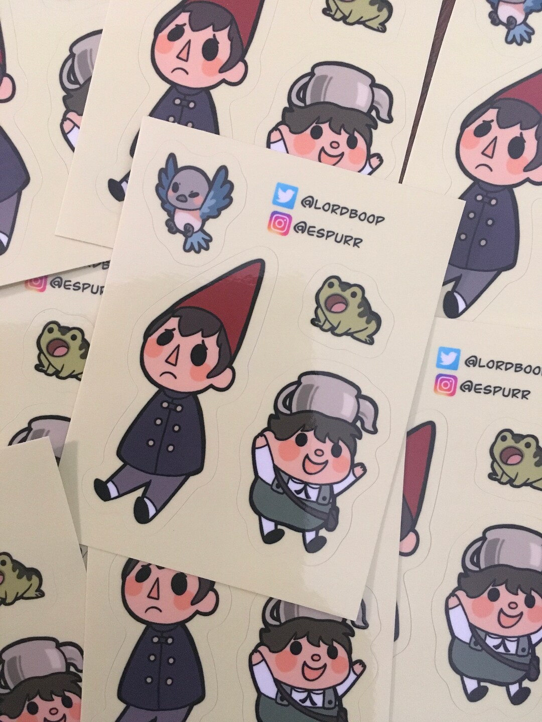 Over the Garden Wall Sticker Set Etsy