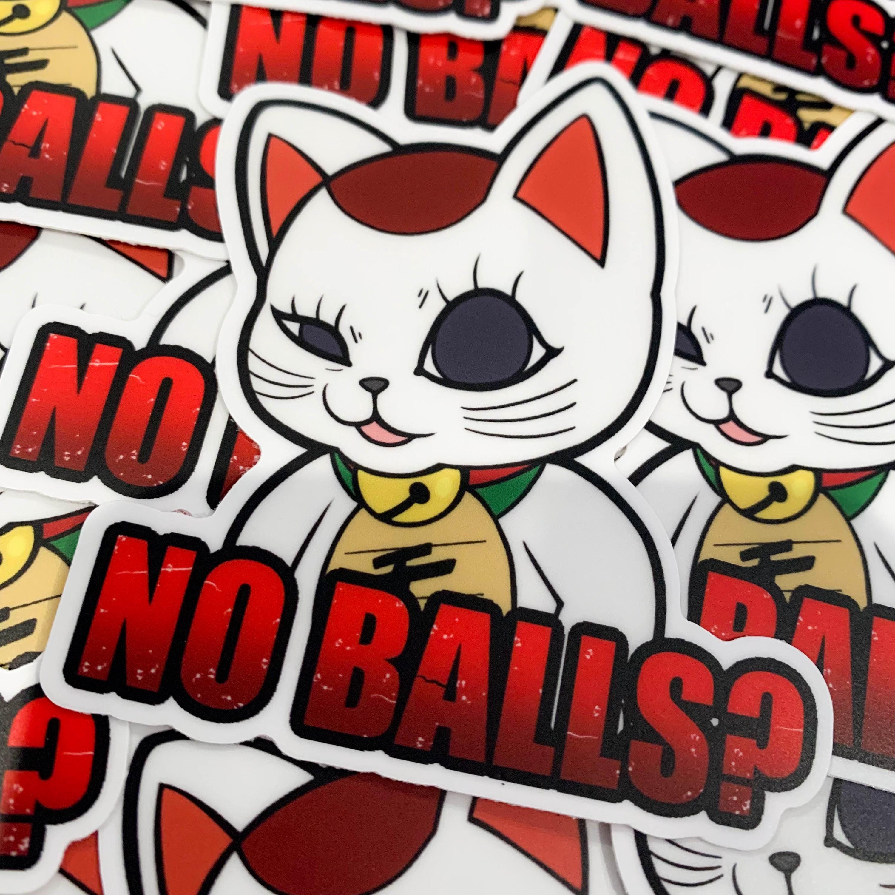 No Balls Sticker