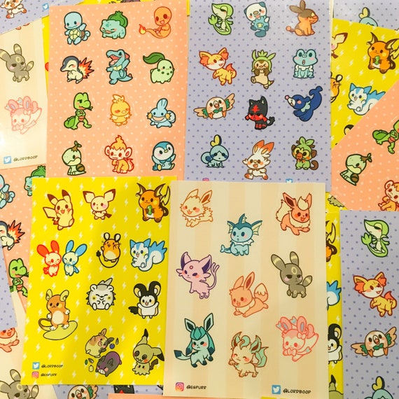 Pokemon Stickers 