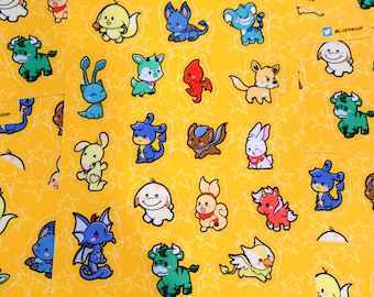 Page d'autocollants Neopets