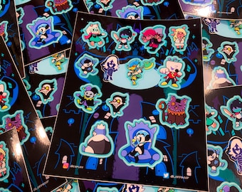 Page d'autocollants Deltarune