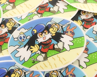 Klonoa 4 inch vinyl sticker