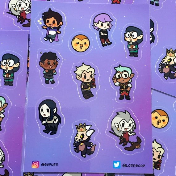 The Owl House Sticker Set Etsy