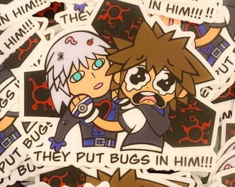 They put bugs in him Sticker
