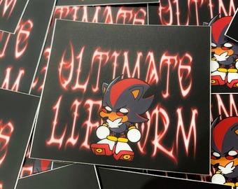 Sticker forme de vie ultime