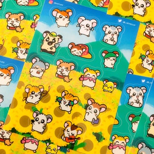 Hamtaro Sticker Page