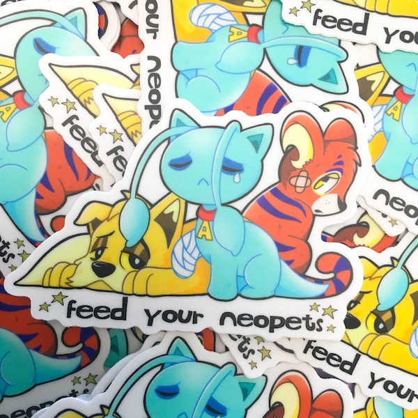 Pegatina de vinilo de Neopets