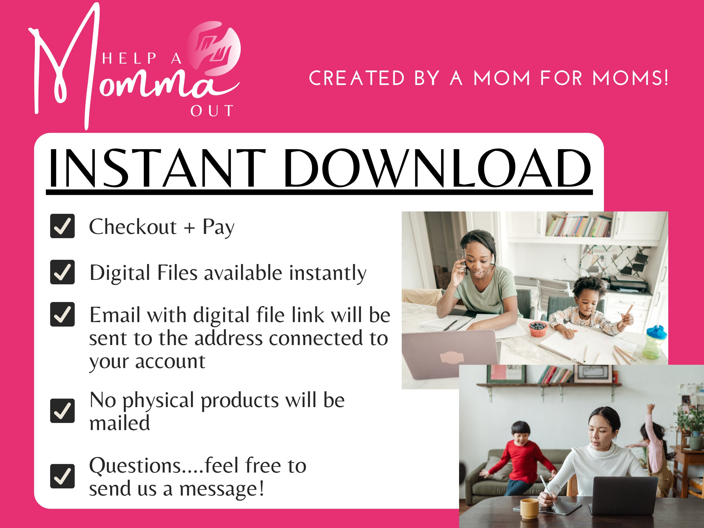 How to Become a Mompreneur in 4 Weeks Ebook / Work From Home / 