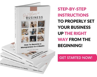 How To Become a Mompreneur in 4 Weeks eBook / Work From Home / Home Based Business / DIGITAL DOWNLOAD