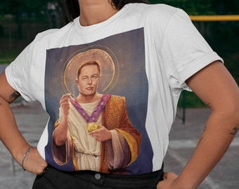 Elon Musk shirt, Saint Elon of Musk t-shirt, Jesus Elon Musk tee Gift