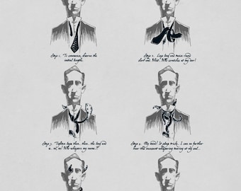 HP Lovecraft, Cthulhu, Miskatonic Knot, Open Edition small print