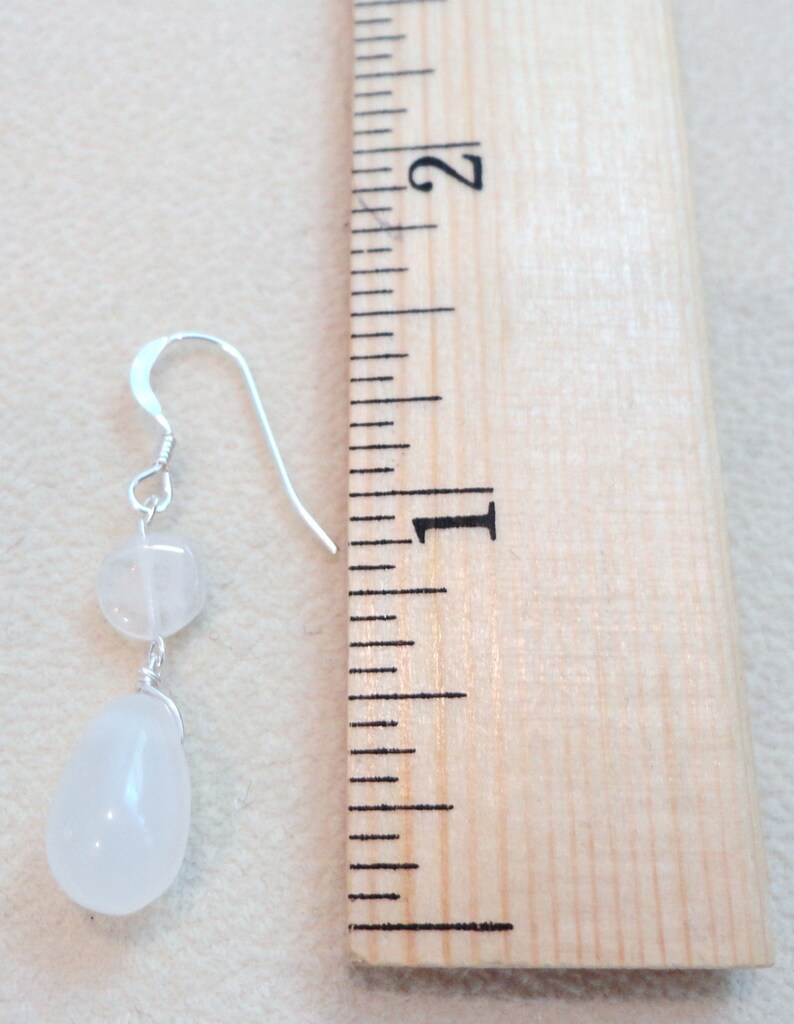 White quartz earrings Clearance