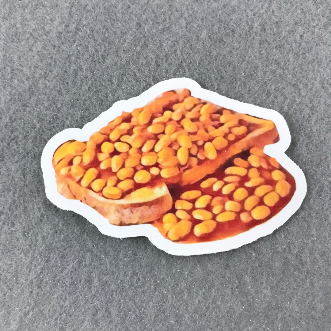 Beans on Toast Sticker | Comfort Food English Food Heinz Beanz | Diecut ...