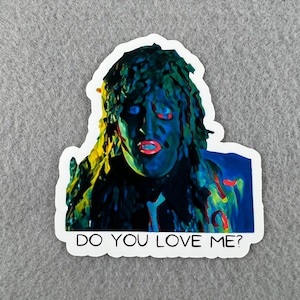 Old Gregg The Mighty Boosh Do You Love Me Fan Art Sticker | Noel Fielding Julian Barratt British Humour Matte Vinyl Sticker Laptop Sticker