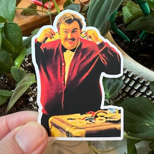 Planes Trains and Automobiles Del Griffith Shower Curtain Rings Neal Page Fan Art Sticker | John Candy Steve Martin Thanksgiving Holidays