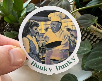 Christmas In Connecticut Felix Bassenak S Z Sakall Hunky Dunky Christmas Die Cut Fan Art Sticker | Barbara Stanwyck Elizabeth Lane 40s