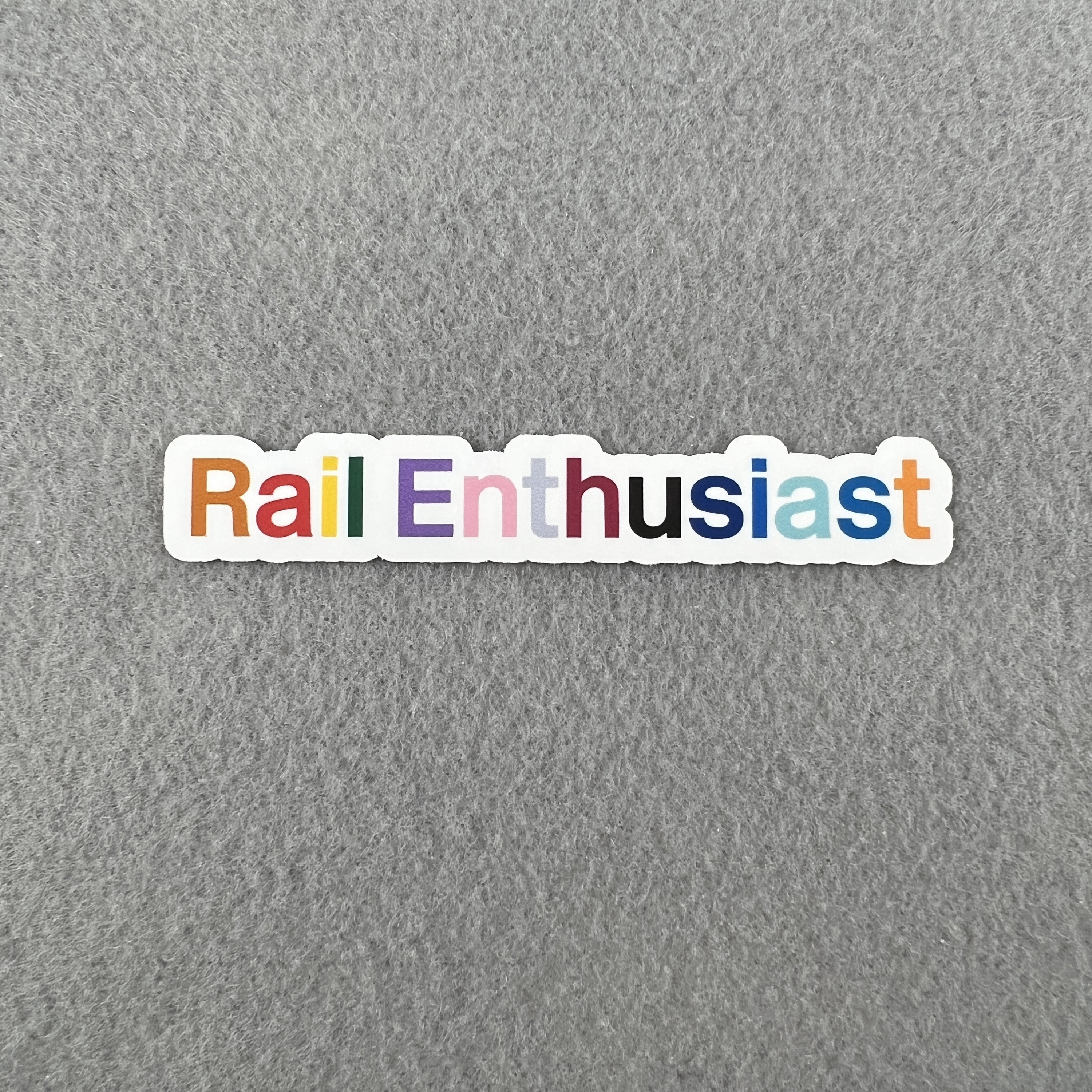 Rail Sticker Rid Rail Enthusiast Die Cut Sticker | Trains Railways Travel Subways Trams ...