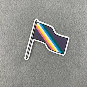 Disability Pride Flag Die Cut Sticker | Disability Representation ...