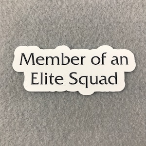 Member of An Elite Squad - SVU Fan Art Matte Vinyl Sticker Law Order