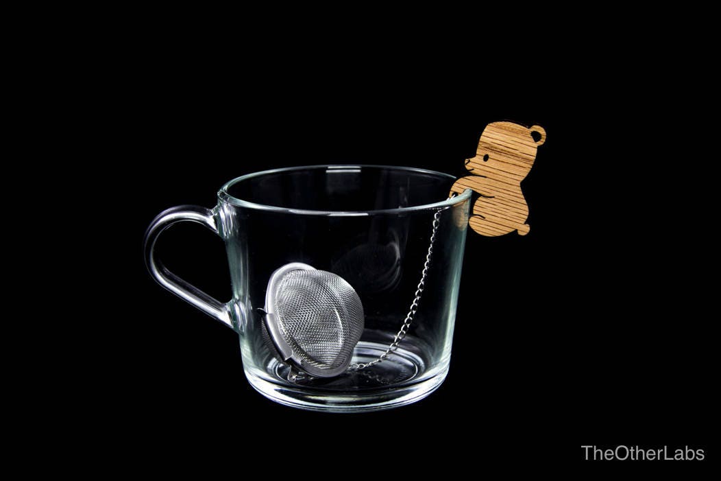 Mug Blanc Doggy Avec Infuseur à Thé - Marque Faye, Porcelaine, Neuf