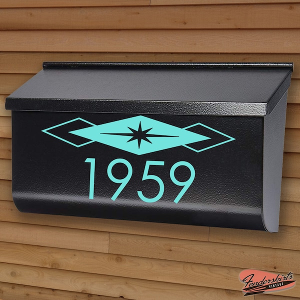Mid Century Mailbox Etsy
