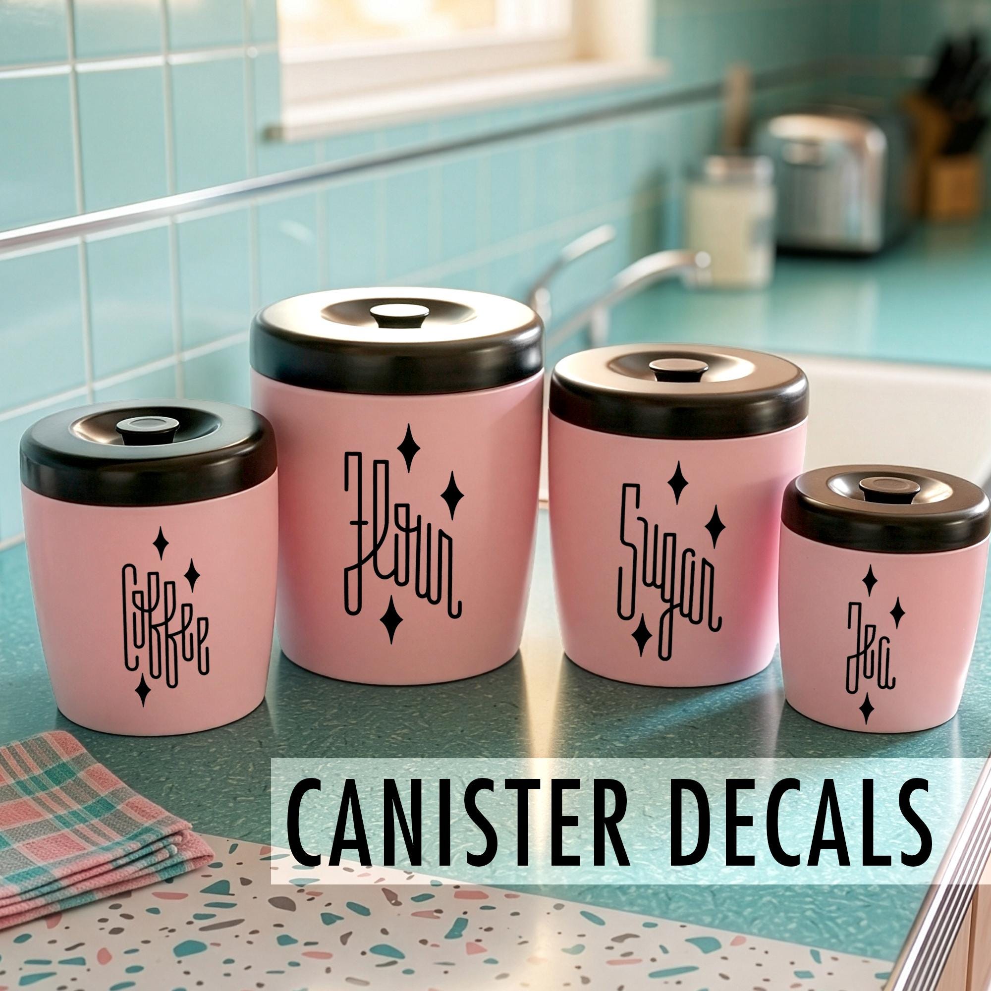 1950s Canister Set - Etsy