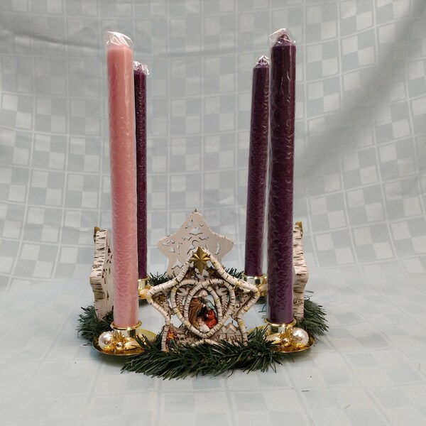 Advent Candle Holder Etsy