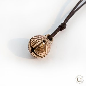 BELL bronze pendant - amulet, Viking age