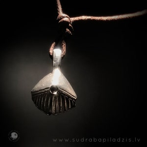 BELL silver pendant/ amulet, replica, Viking age