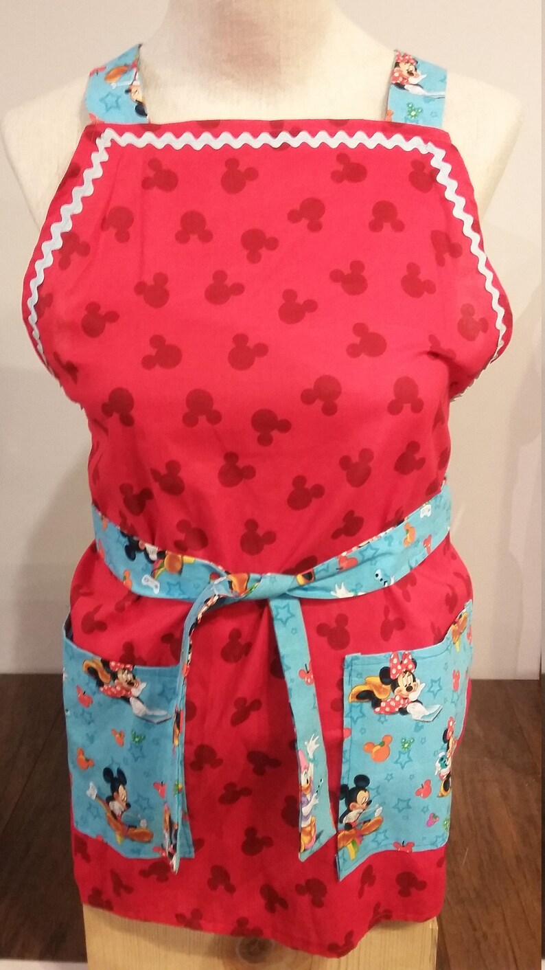 mickey mouse apron set