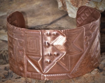 Textured Copper Cuff