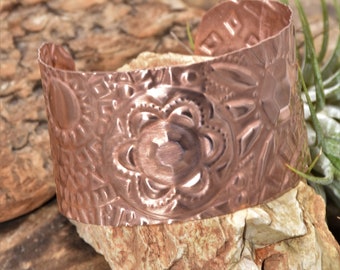Textured Copper Cuff