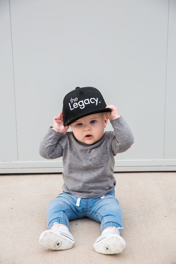 baby flat bill hat