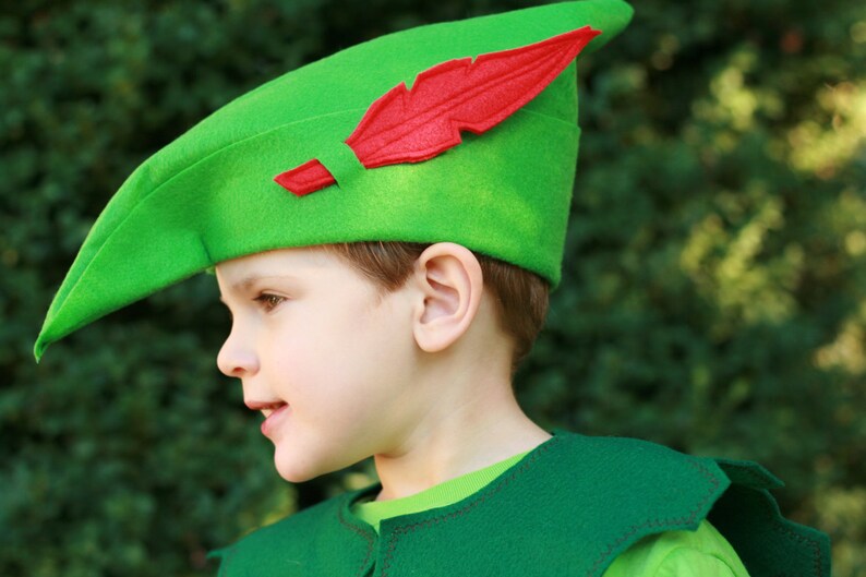 Chapeau de Robin des bois Peter Pan chapeau en feutre | Etsy