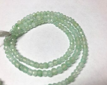 16”3MM Natural chrysoprase gemstone beads strand