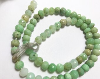 125ct beads sizes-6mm-Natural chrysoprase gemstone beads strand