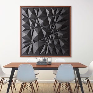 GRANDE IMPRESSION ABSTRAITe simple morceau de giclee sur papier doré brillant conçu par kubo novak