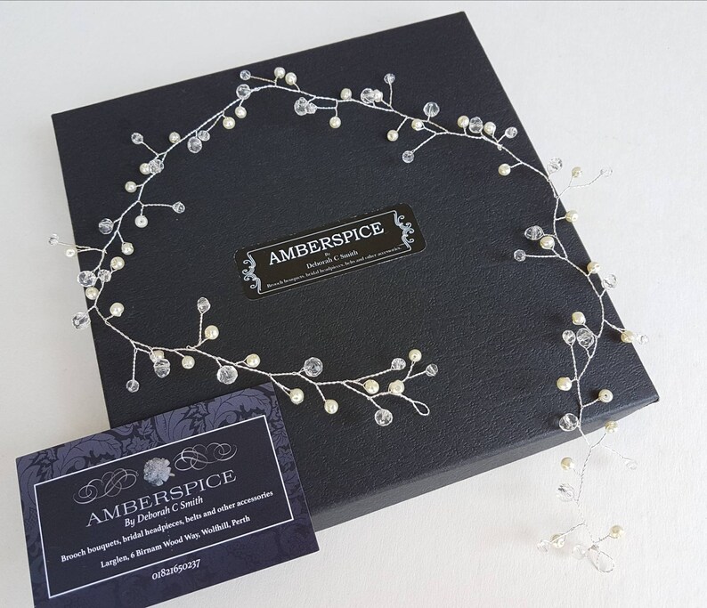 vine,rustic bridal hair vine wedding hair accessories,boho hair accessories bridal pearl and crystal hair vine bridal circlet Hair vine