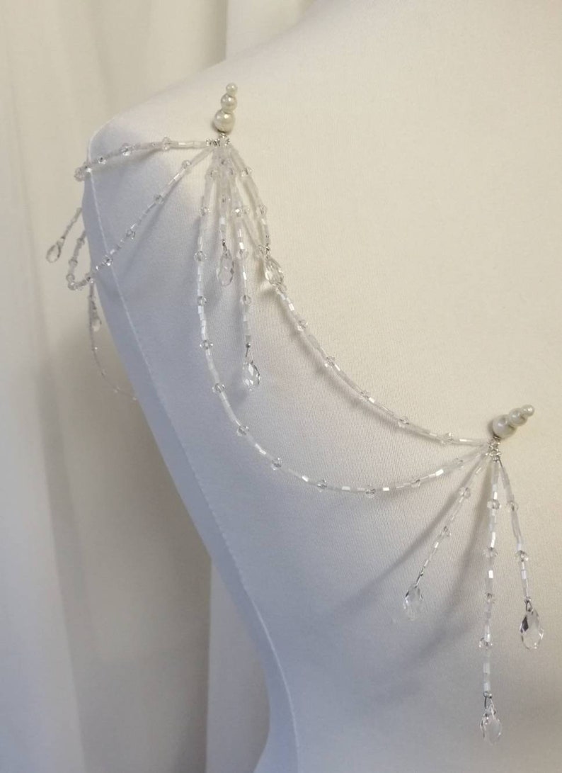 Wedding Dress Strap Attachments Clip Drapes Bridal Straps Etsy UK